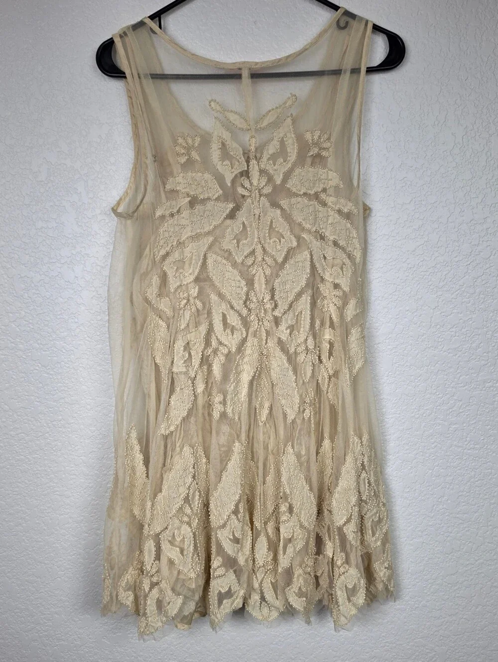 Free People $350 Beaded Mini Dress